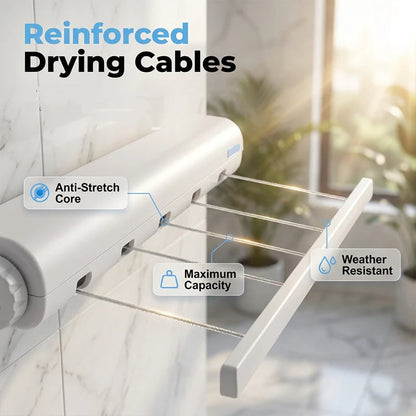 🎉Retractable Multi-Line Clothesline Dryer