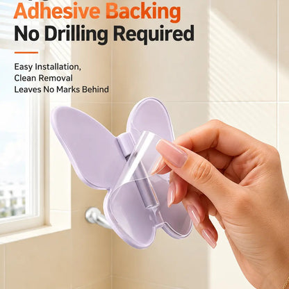 🔥2026 SALE - 🦋No Drilling Swivel Butterfly Hook