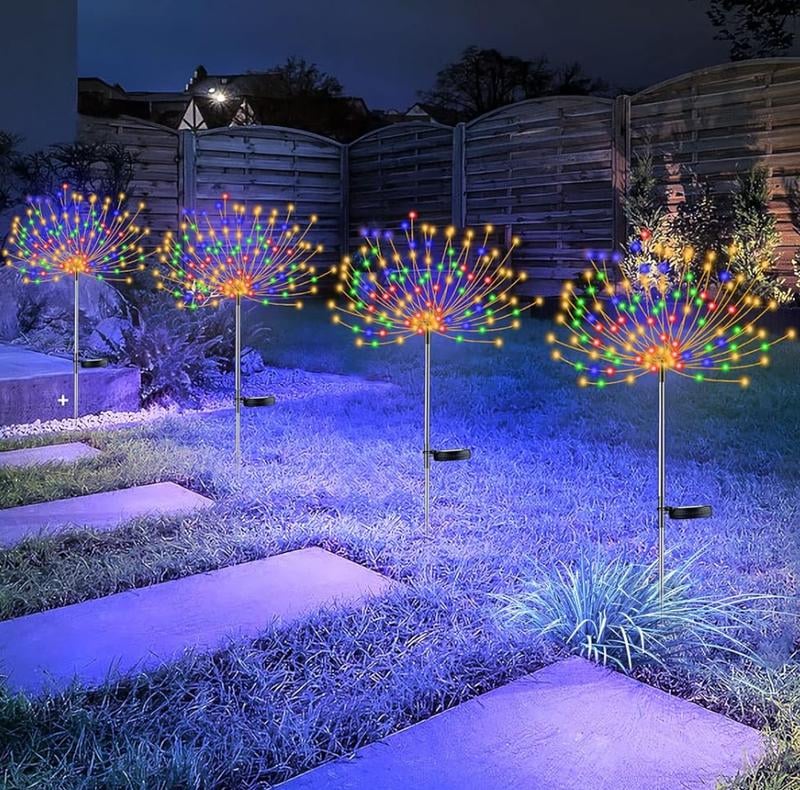 🎁Early Christmas Hot Sale 49% OFF🔥Waterproof Solar Garden Fireworks Lamp