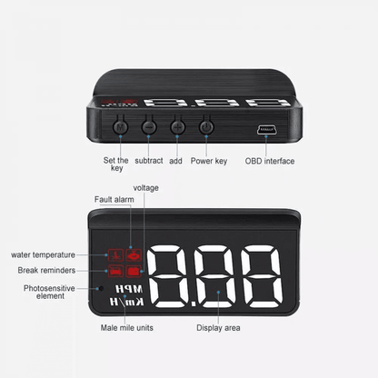 SundryGo Car Head Up Display M3 OBD2 HUD – Digital Auto HUD for Enhanced Drive Safety