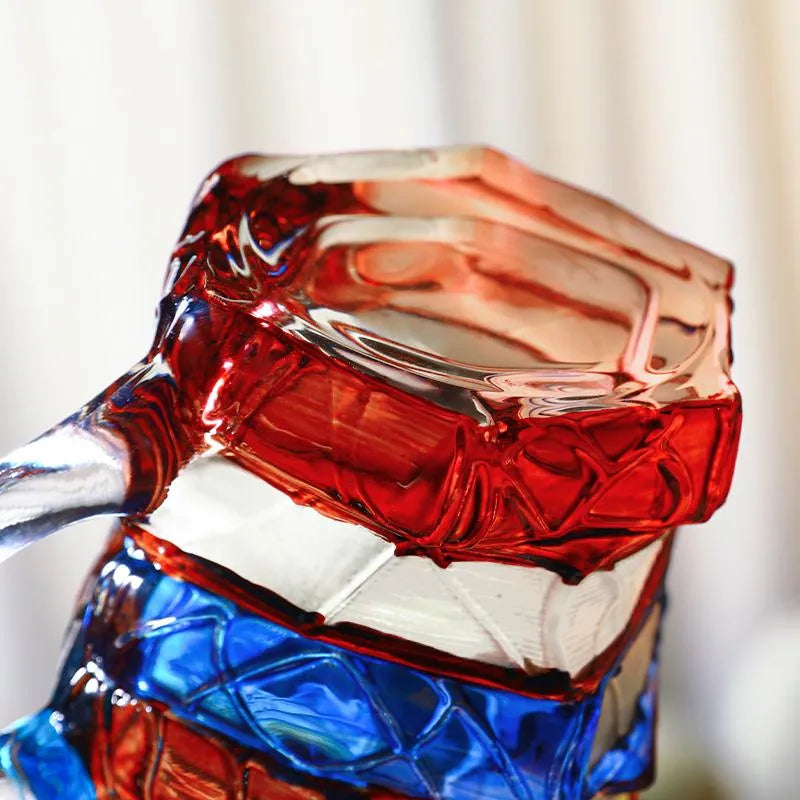Unique Glass Craft Innovative 3D Painting Book Mug