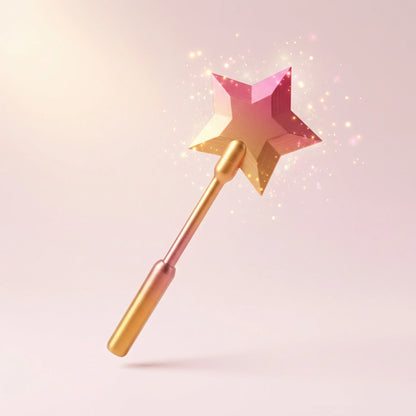 3D Printed Star Wand | Rainbow Fidget Toy for Contactless Payments