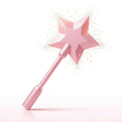 3D Printed Star Wand | Rainbow Fidget Toy for Contactless Payments