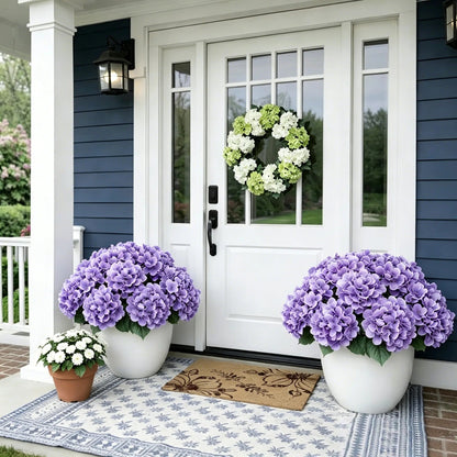 💥Last Day 70% OFF💐Artificial Outdoor Hydrangea Flowers - UV resistant, Waterproof, Windproof