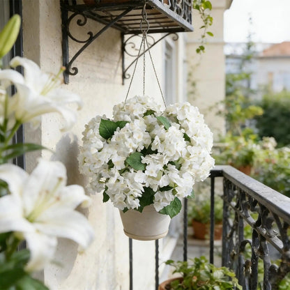 💥Last Day 70% OFF💐Artificial Outdoor Hydrangea Flowers - UV resistant, Waterproof, Windproof