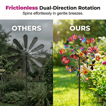 🌸 Spring Sale 40% OFF 💨 🎡 Solar-Powered Wind Spinner for Garden