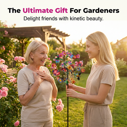 🌸 Spring Sale 40% OFF 💨 🎡 Solar-Powered Wind Spinner for Garden