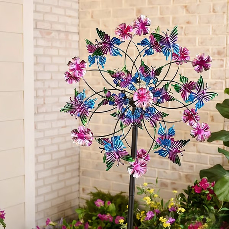 🌸 Spring Sale 40% OFF 💨 🎡 Solar-Powered Wind Spinner for Garden