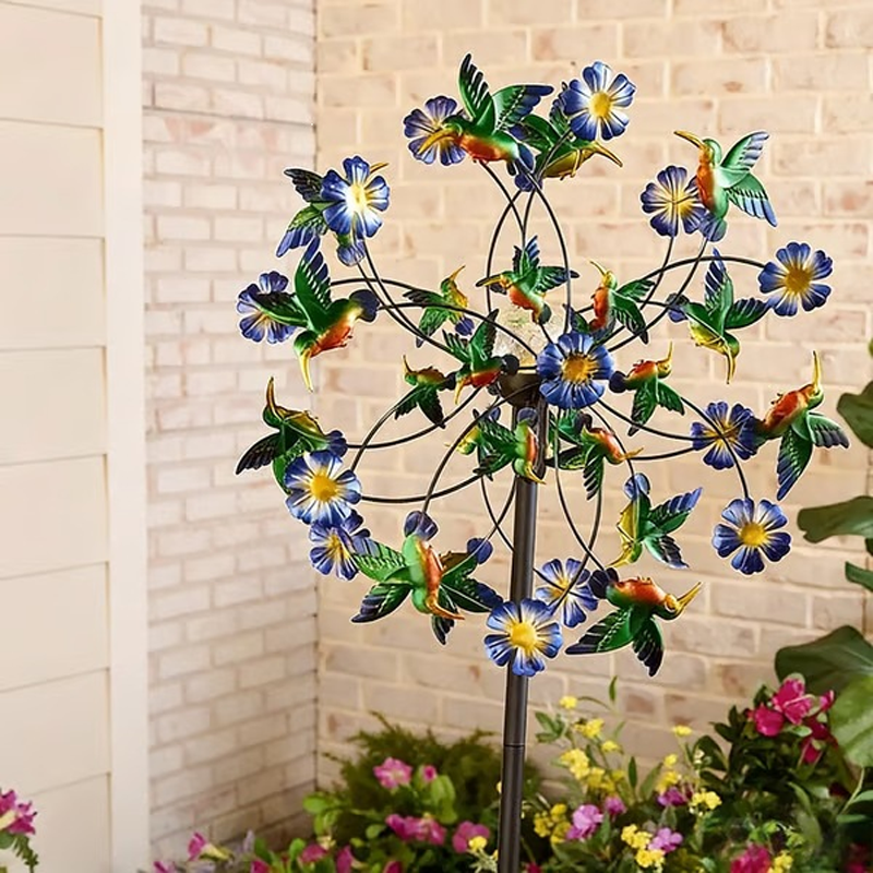 🌸 Spring Sale 40% OFF 💨 🎡 Solar-Powered Wind Spinner for Garden
