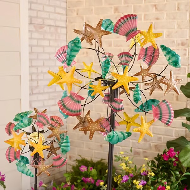 🌸 Spring Sale 40% OFF 💨 🎡 Solar-Powered Wind Spinner for Garden