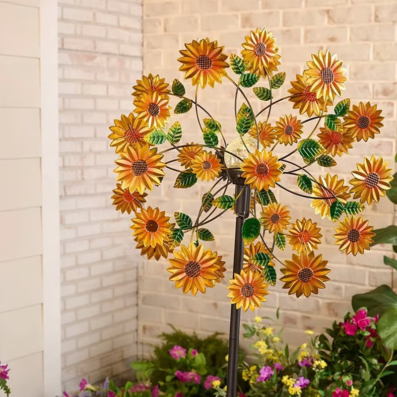 🌸 Spring Sale 40% OFF 💨 🎡 Solar-Powered Wind Spinner for Garden