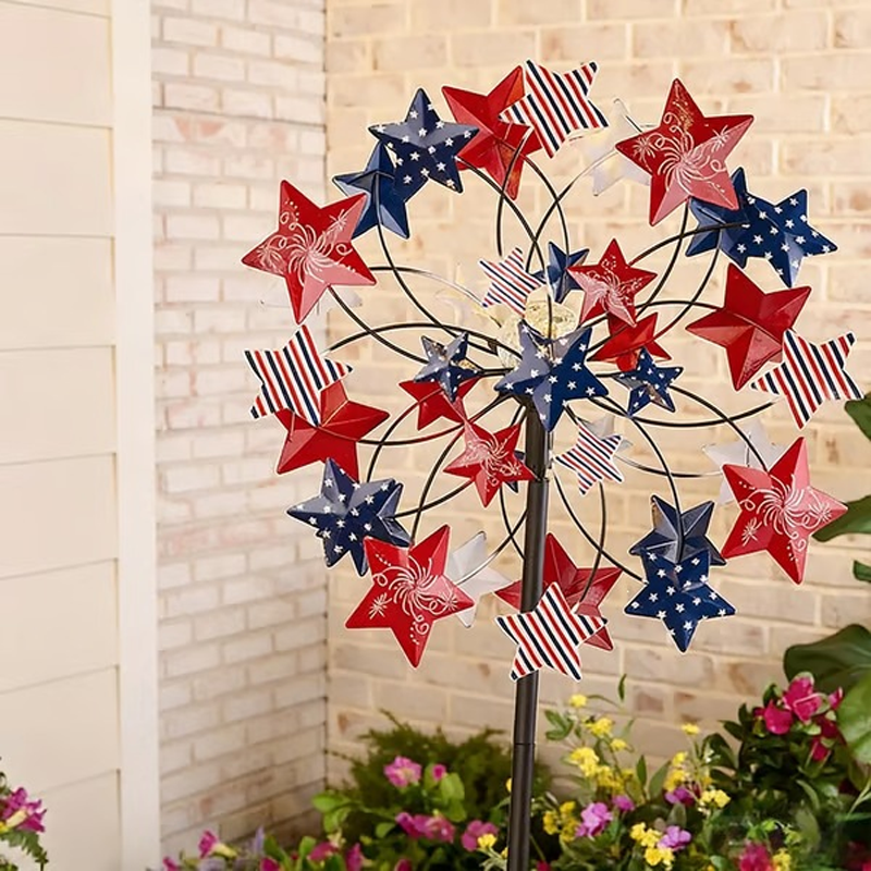 🌸 Spring Sale 40% OFF 💨 🎡 Solar-Powered Wind Spinner for Garden