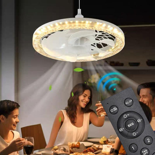 💥2026 HOT SALE 50% OFF💥  2-in-1 Mute Adjustable Fan Light with Remote Control