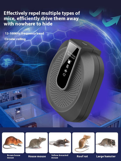⏳Limited-time⏰Ultrasonic anti-boating and rat repeller is powerful - 360° smart technology🔉🐀