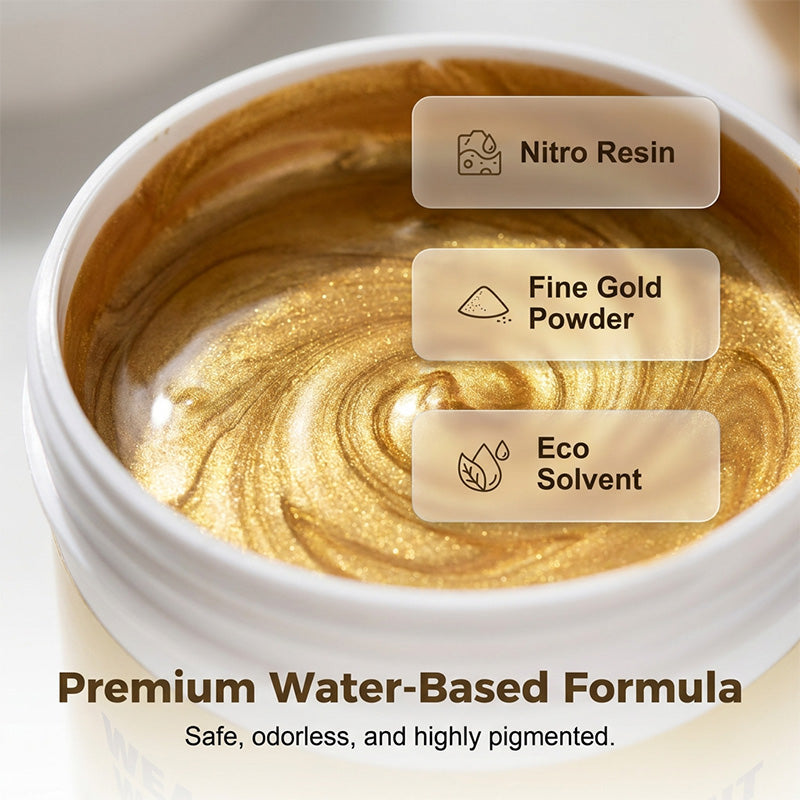 Weather Resistant Water-Based Gold Paint