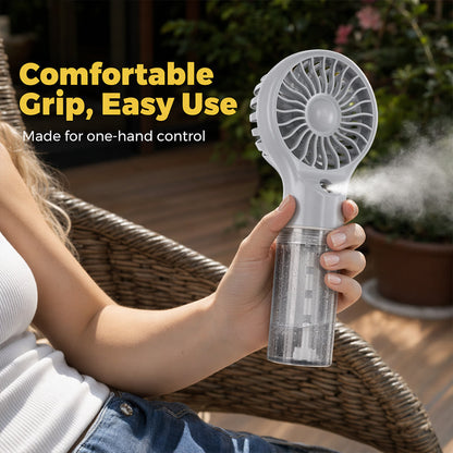 🔥Limited-Time 50% OFF🏖️❄️Portable Handheld Mist Cooling Fan💦