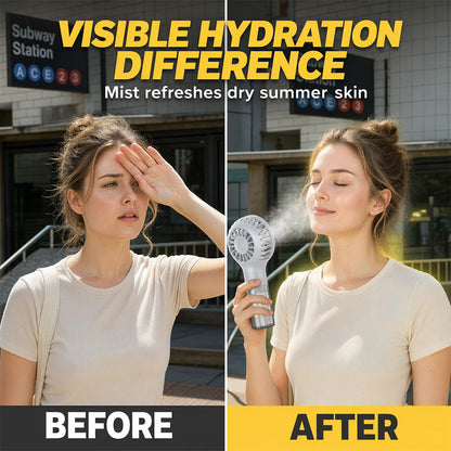 🔥Limited-Time 50% OFF🏖️❄️Portable Handheld Mist Cooling Fan💦