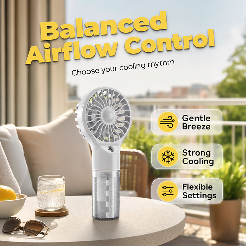 🔥Limited-Time 50% OFF🏖️❄️Portable Handheld Mist Cooling Fan💦