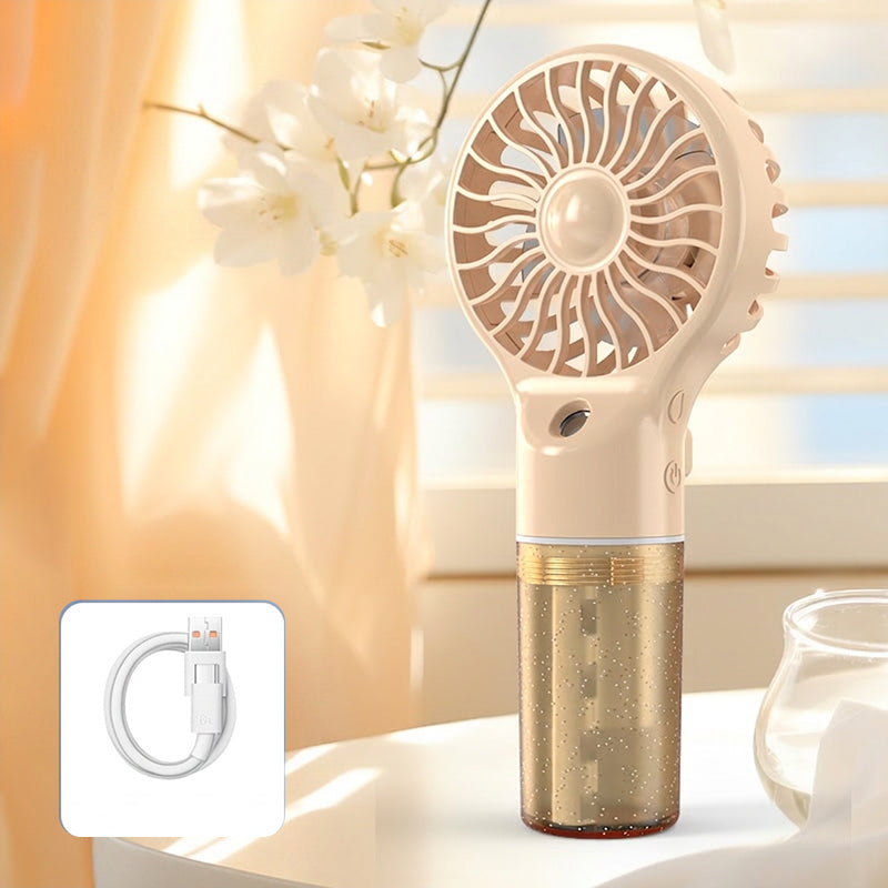 🔥Limited-Time 50% OFF🏖️❄️Portable Handheld Mist Cooling Fan💦