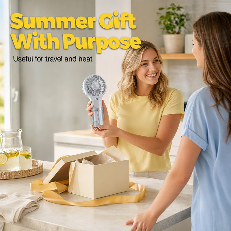 🔥Limited-Time 50% OFF🏖️❄️Portable Handheld Mist Cooling Fan💦
