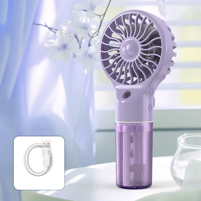 🔥Limited-Time 50% OFF🏖️❄️Portable Handheld Mist Cooling Fan💦