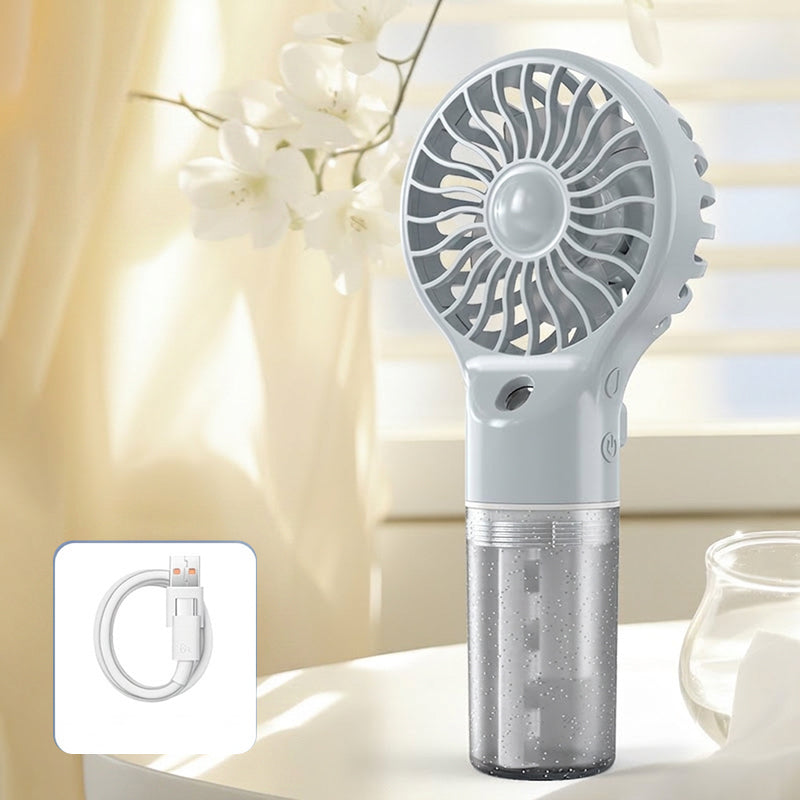 🔥Limited-Time 50% OFF🏖️❄️Portable Handheld Mist Cooling Fan💦